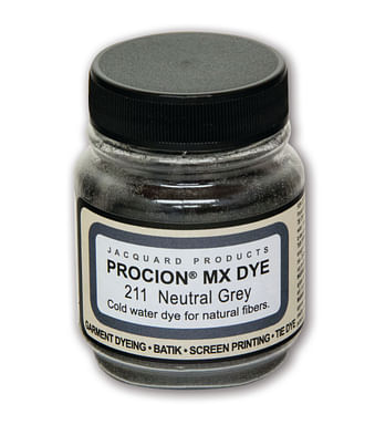 2/3oz Neutral Grey Procion MX Dye @ Raw Materials Art Supplies